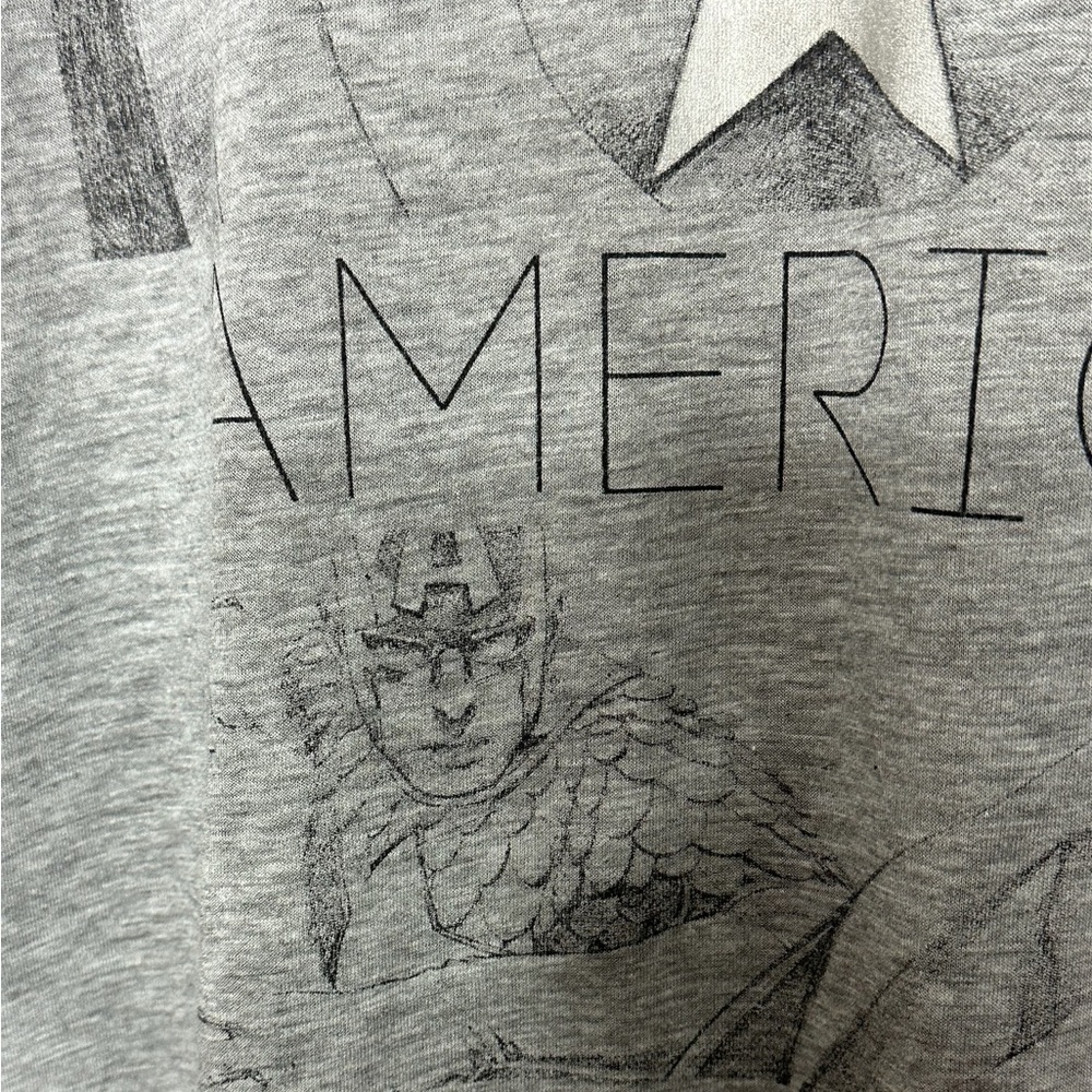Marvel Captain America Star Graphic Tank Top Size Medium Fandom Superhero - Picture 3 of 6